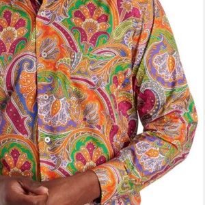 Alan Flusser Shirts - EUC Alan Flusser Paisley Print Long Sleeve Size Lg Alan Flusser Shirts - EUC Alan Flusser Paisley Print Long Sleeve Size Lg